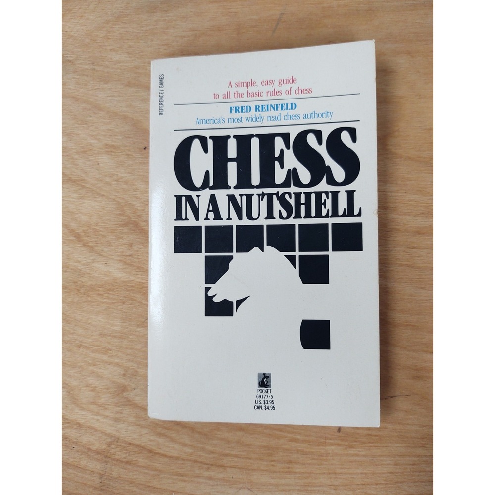1958 Chess In A Nutshell pb BOOK Fred Reinfeld basic rules - Picture 1 of 8